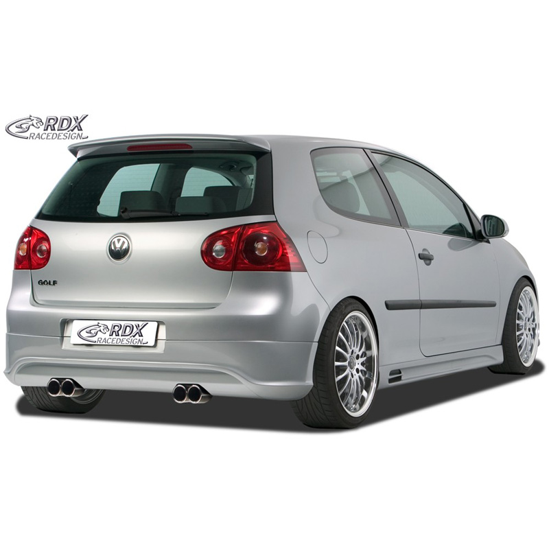 Achterskirt  Volkswagen Golf V R32 Hatchback 3/5-deurs 2003-2008 (uitlaat links/rechts) excl. Variant/Plus (ABS)