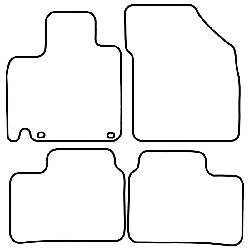 Automatten Velours  Suzuki Ignis 2016-