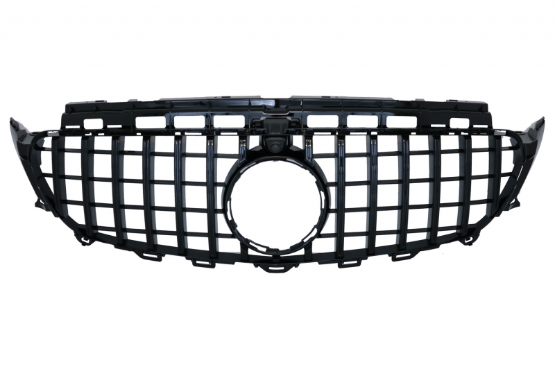 Grill Mercedes E-Class W213 S213 C238 (2016-Up) GT-R Panamericana Design Zwart