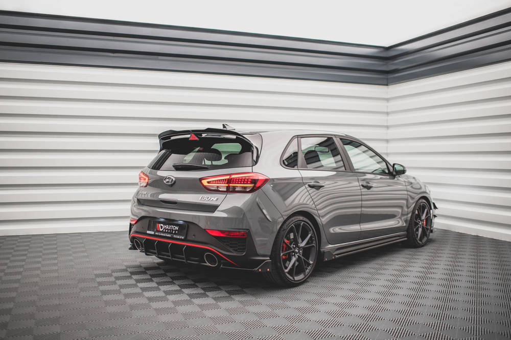 Achter Zijsplitters +V.1 Flaps Hyundai I30 N Hatchback Mk3 Facelift
