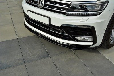 Voorspoiler VW Tiguan 2 15-20 R-Line Glans Zwart