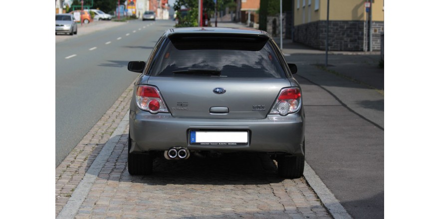 Subaru Impreza Typ WRX/ STI Einddemper 70mm - 2x80 Typ 13 FOX
