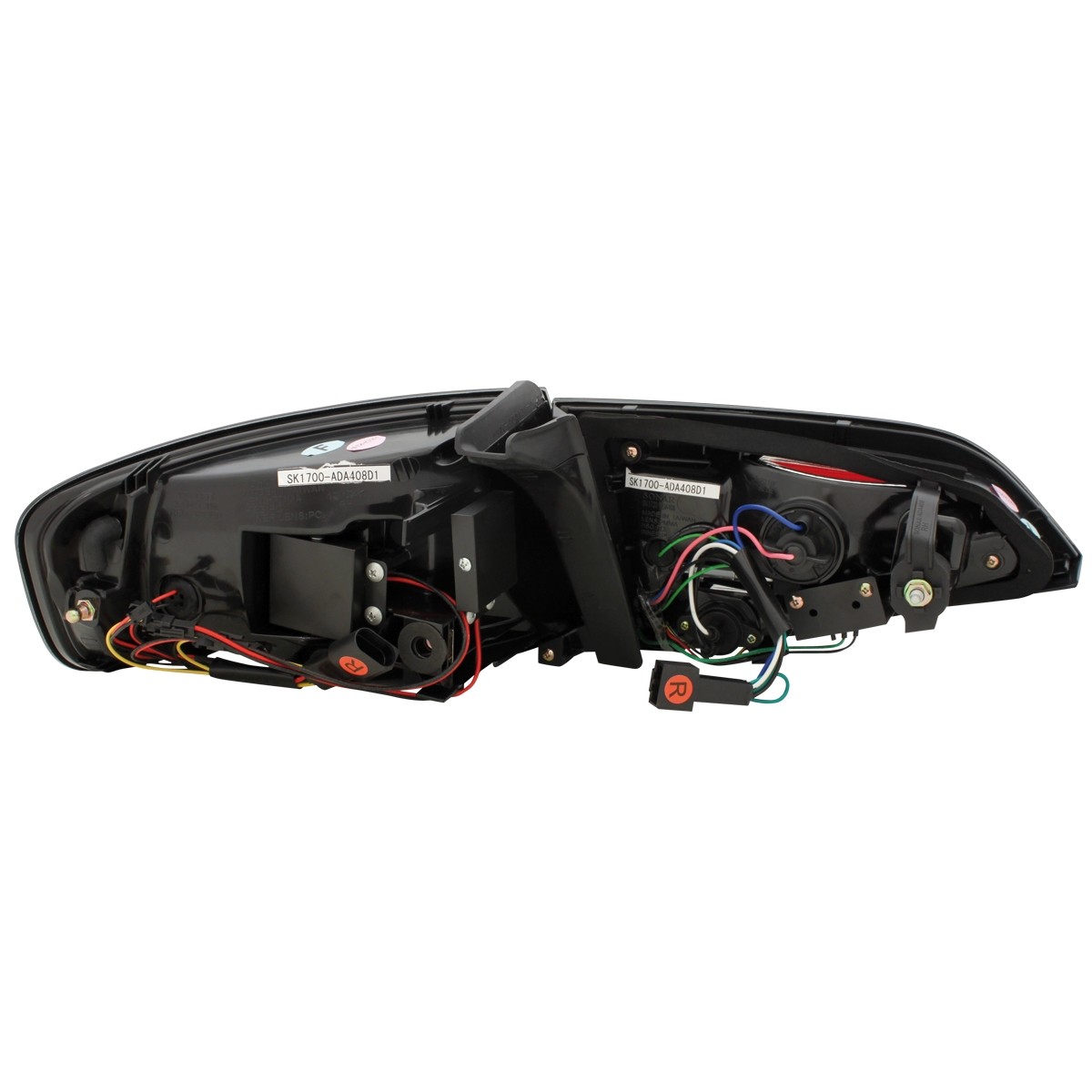 Taillights fits Audi A4 B8 Limousine Led red/smoke