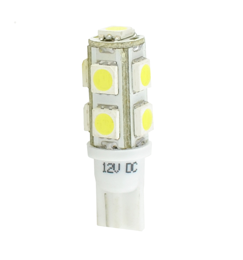M-tech L058 wit LED T10 12v 9x SMD5050 2 stuks