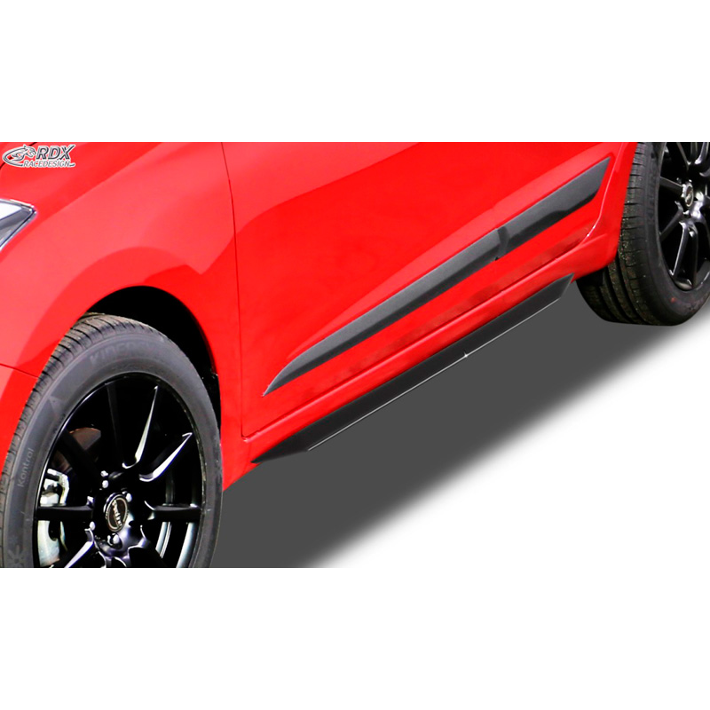 Sideskirts 'Slim'  Hyundai i20 GB 2014- (ABS zwart glanzend)
