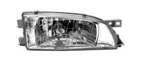 koplamp, H4, helder glas, elektr verstelb, links, 10/1998-Subaru