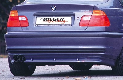 Achterbumperaanzet BMW E46 sedan Rieger M3-look