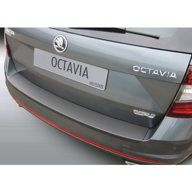 ABS Achterbumper beschermlijst  Skoda Octavia III FL RS Kombi 2017-2020 Zwart