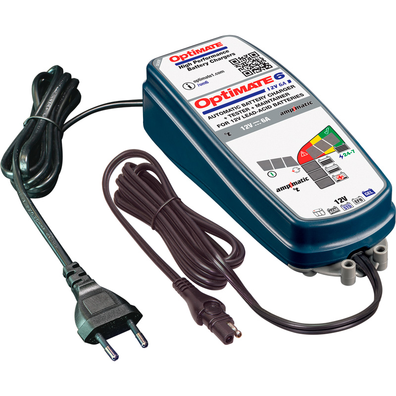 OptiMate 6 Ampmatic 12V/6.0A 9-staps Acculader / tester / onderhouder