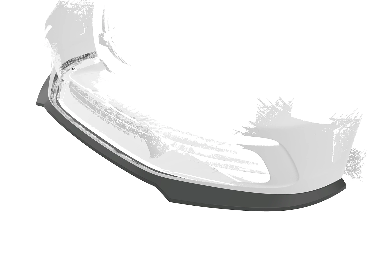 Voorspoiler Porsche 718 Boxster 982 / 718 Cayman 982 Glans Zwart – CSR
