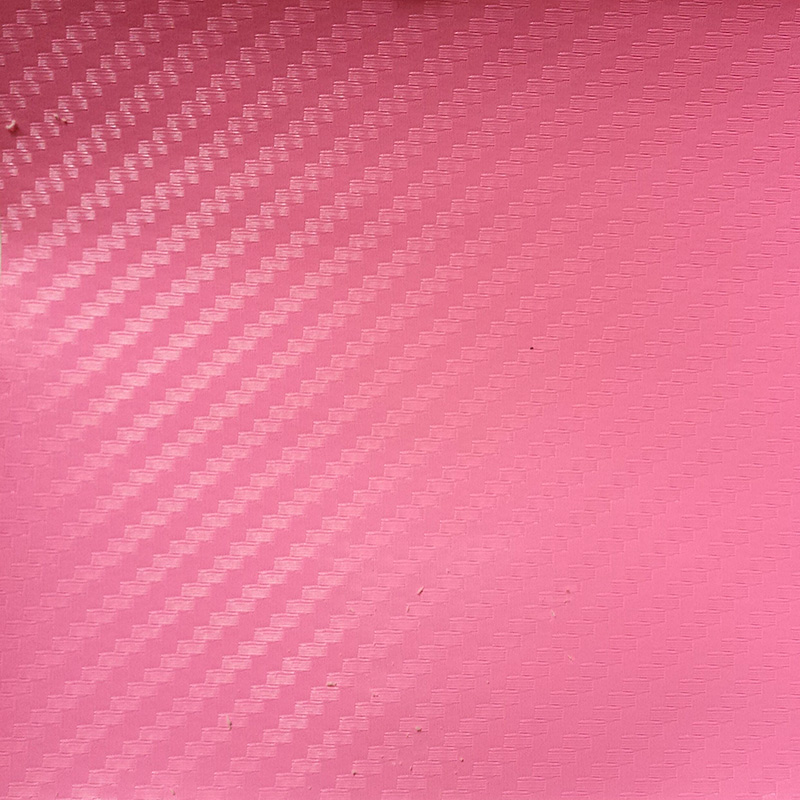 3D Carbonfolie 152x200cm Roze, zelfklevend