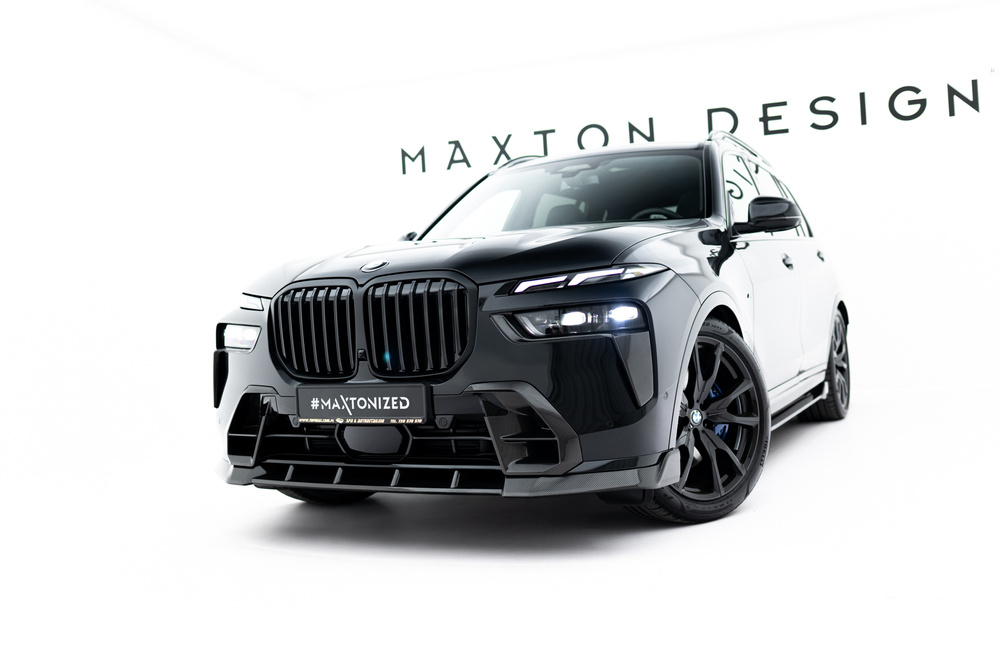 Carbon Voorbumper Side Vents BMW X7 M-Pack G07 Facelift Maxton