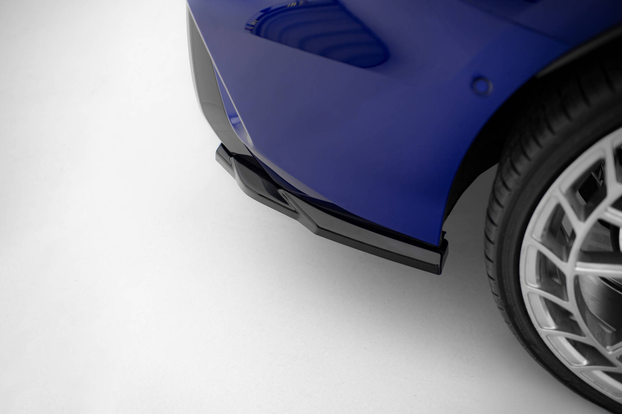 Achterzij Spoilers Audi S3 Sedan 8Y Facelift Maxton Glanzend zwart