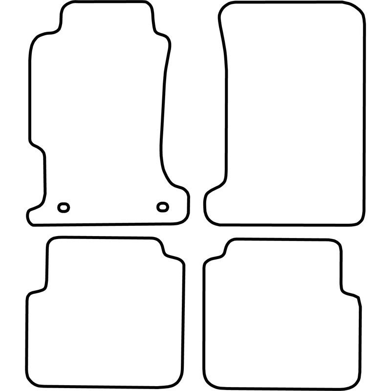 Automatten Honda Accord 1/93-