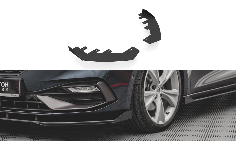 Canards Seat Leon FR MK4 Glans Zwart