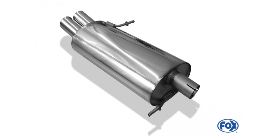 VW Sharan Typ 7M Einddemper - 2x80 Typ 13 FOX