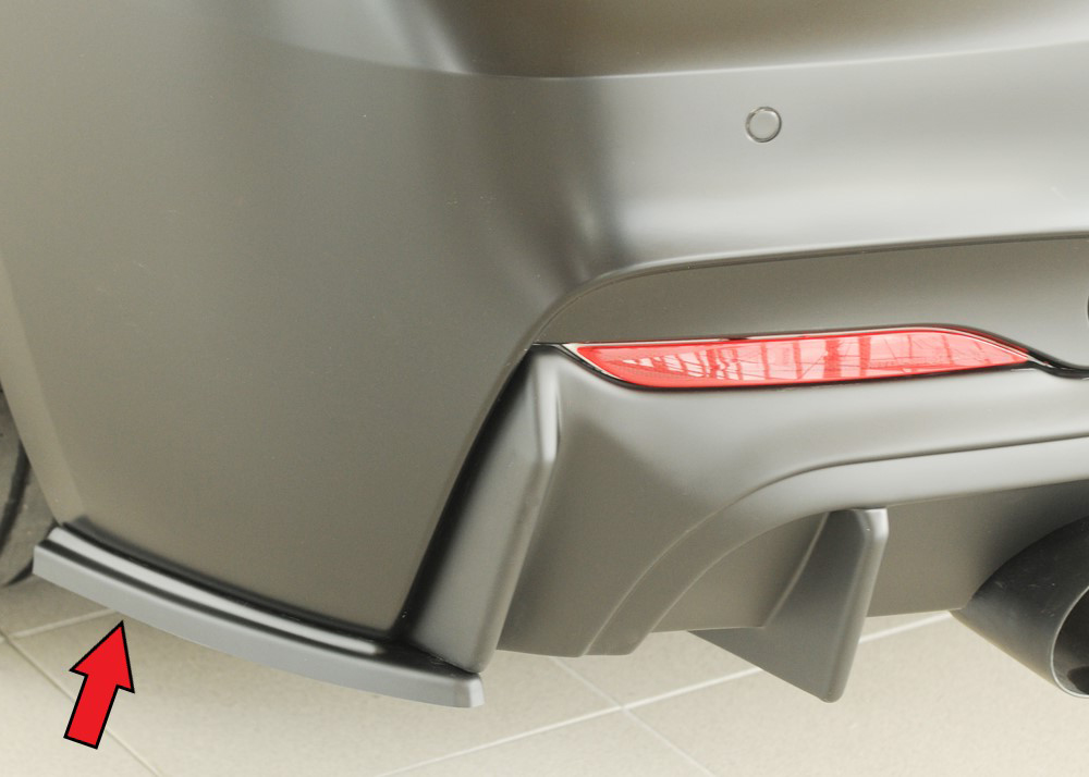 Achterzijdediffusers BMW 2-series F22 14-06