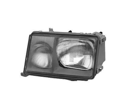 koplamp, Bosch, H4+H3, pneum verstelb, donker grijs, links,-08/1