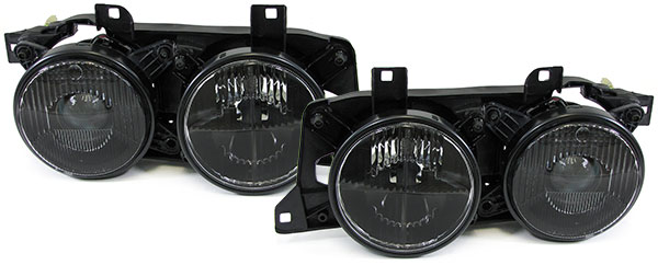 Faros BMW E32 88-94 Angel Eyes blanco