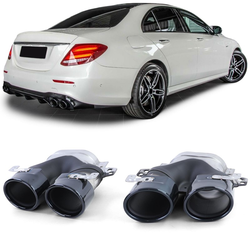 Mercedes S-Klasse W222, 2013=> Remus Einddemper links met 2 Eind