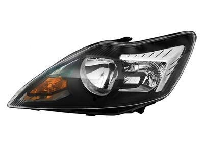 koplamp, H1+H7, elektr verstelb, incl stelmotortje, zwart/chroom
