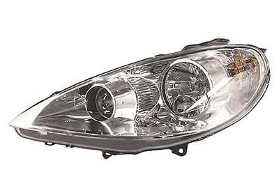 koplamp, Valeo, H7+H7+H1, elektr verstelb, incl motor, rechts Pe