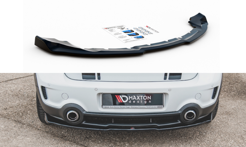 Achterskirt Mini Countryman R60 Maxton Design glans zwart