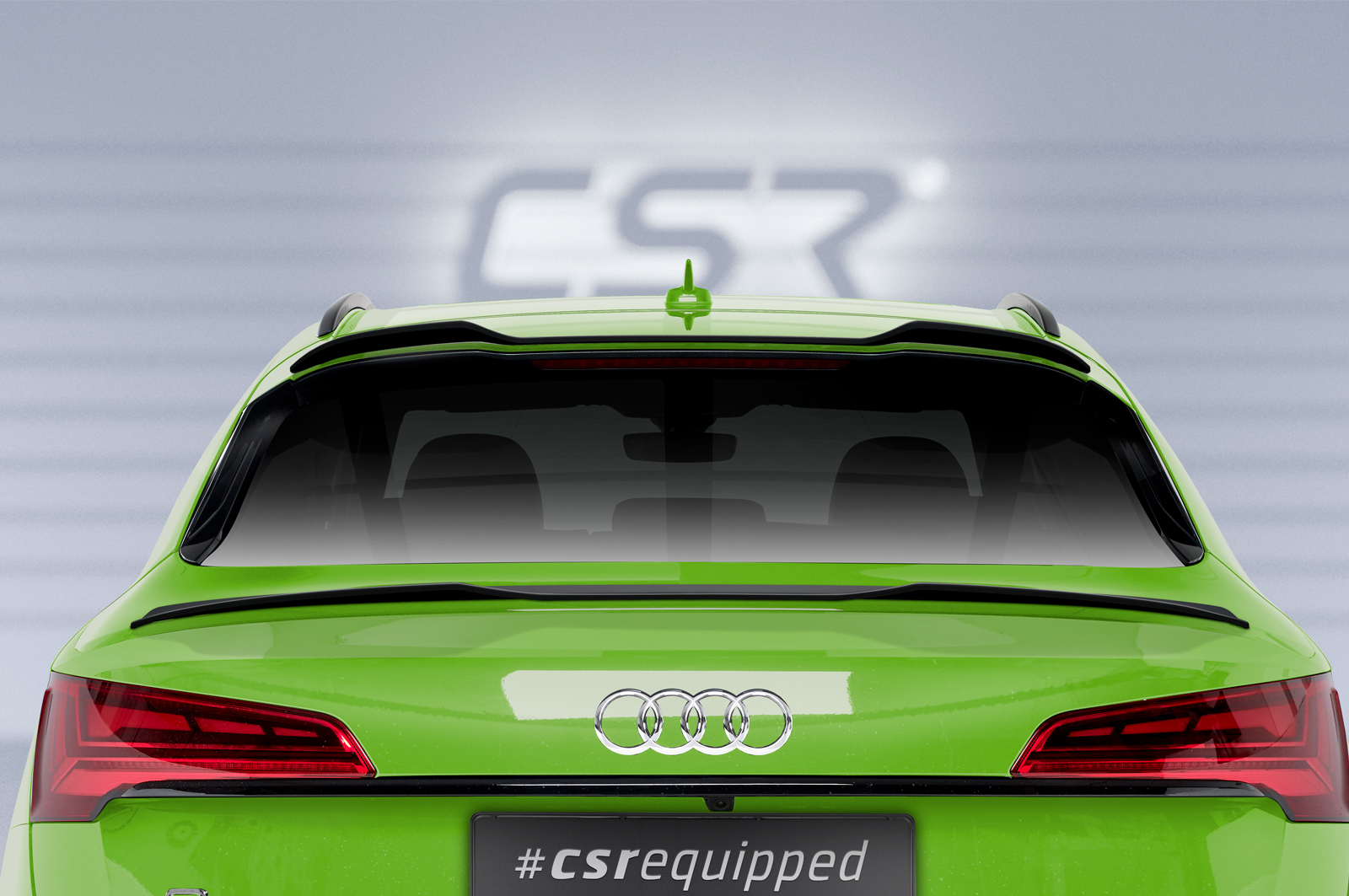 Spoiler Audi Q5 (FYT) Sportback CSR Glans Zwart