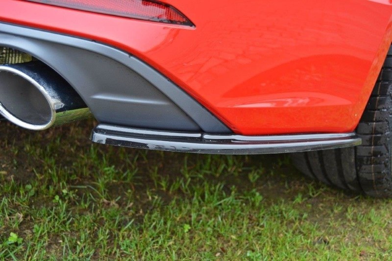 Achterzij Spoilers Audi A5 S-Line F5 Coupe Glanzend Zwart