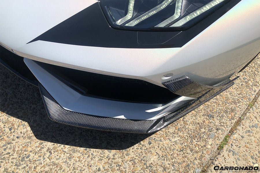 Lamborghini Huracan LP610 MD Style Carbon Fiber Voorspoilers 2015-2020