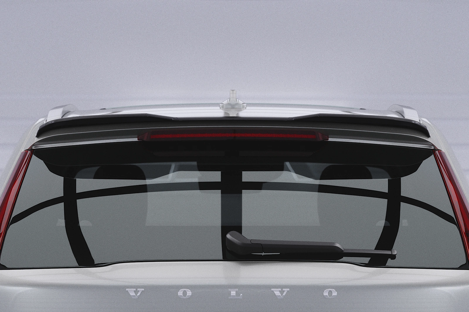 Achterspoiler Volvo XC60 (SPA) Glans Zwart van CSR Automotive (2017-)