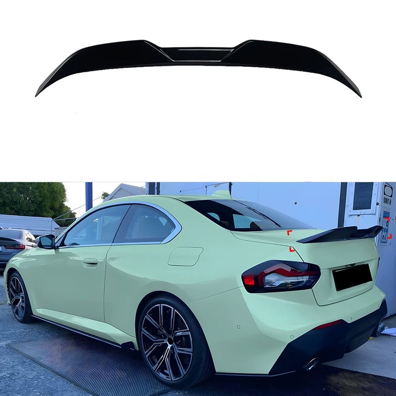 Achterspoiler  BMW 2-Serie G42/G87 Coupe 2021- (ABS Glanzend zwart)