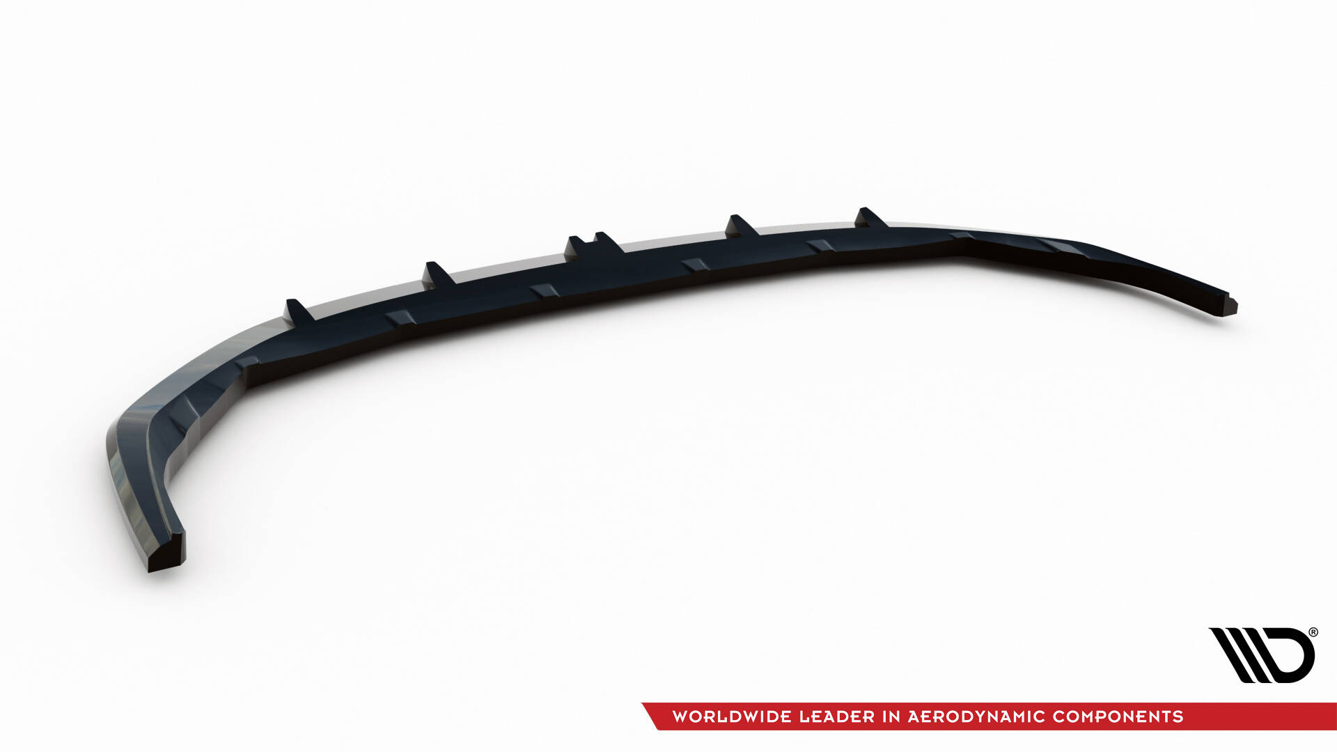 Voorspoiler V.1 BMW 1 M-Pack F70 Maxton Glanzend zwart