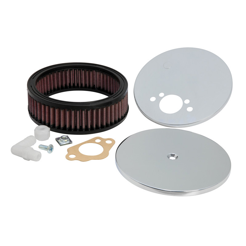 K&N carburateur luchtfilter rond  SU/SU Hitachi 1.25'' HS2, gat buiten het midden, diameter 150 mm, Montagehoogte 47mm (56-1630)