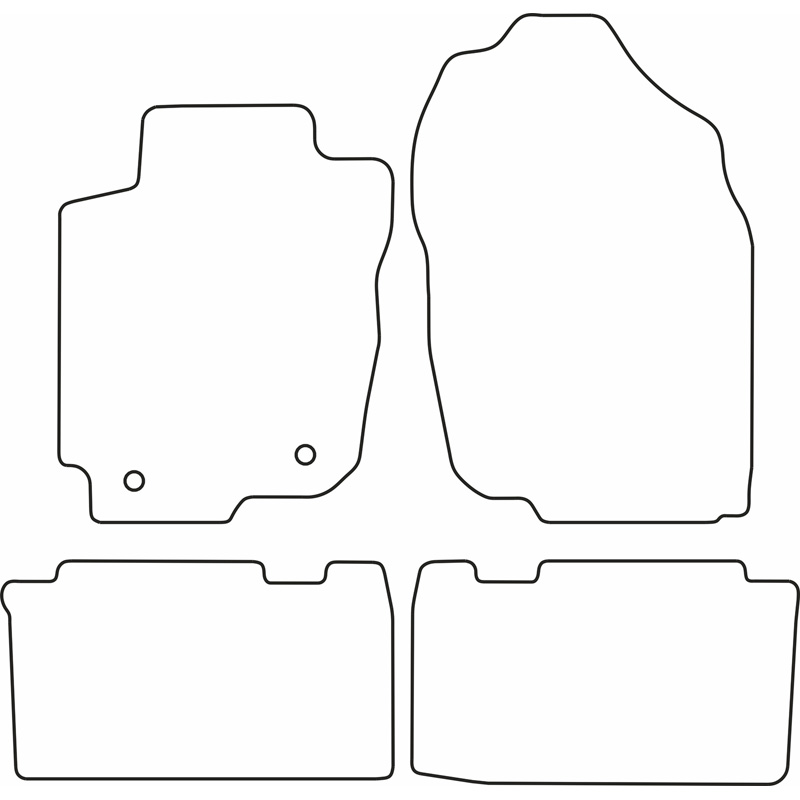 Automatten Velours  Toyota RAV4 2013-2018