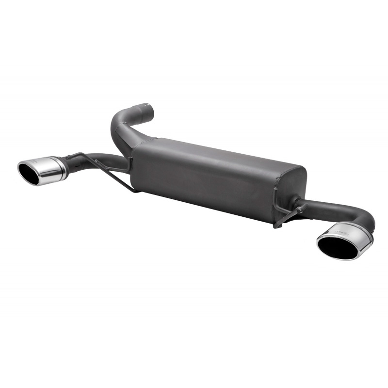 Dubbele Sportuitlaat  Opel Astra J HB HB 5-deurs 1.6 T 132kW 2010- 95x65mm