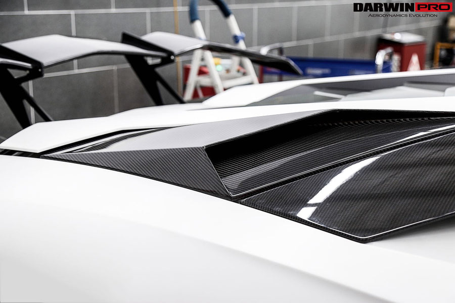 Lamborghini Aventador LP700 LP740 Coupe/Roadster BKSS Style Carbon Fiber Rear Side Scoops 2011-2016