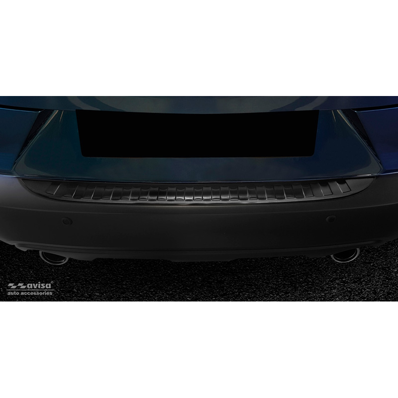 Zwart RVS Achterbumperprotector  Mazda CX-3 2015-2022 'Ribs'