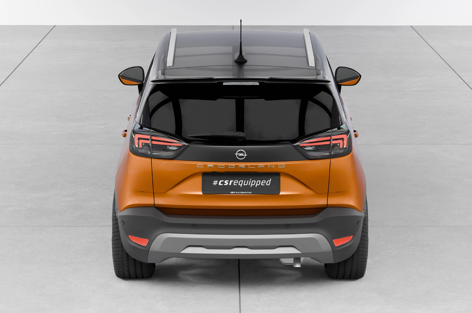 Achterspoiler Opel Crossland X / Crossland Glans Zwart (2017–) CSR