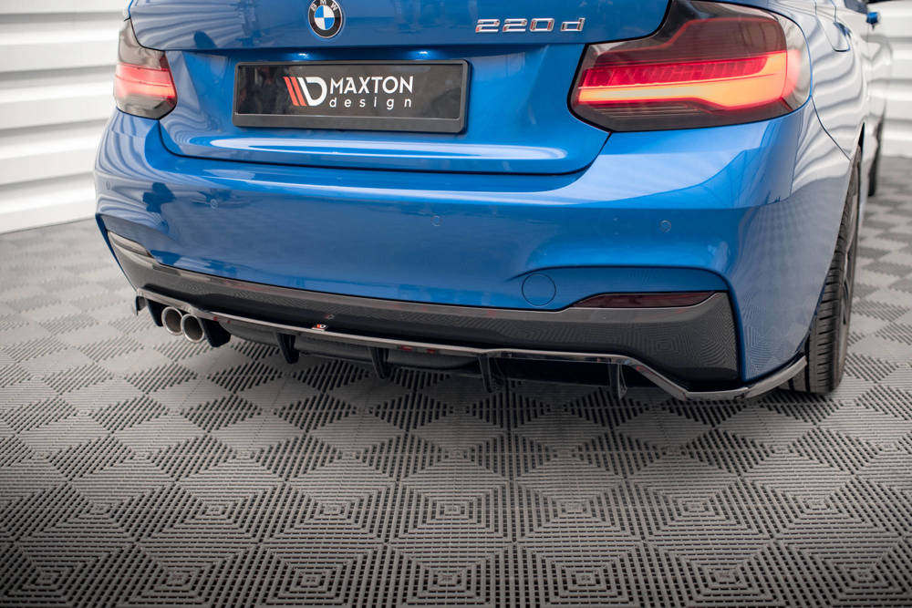 Diffuser BMW 2 Serie M Pakket F22 Maxton Glans Zwart