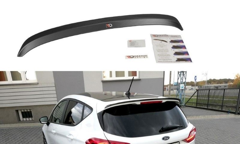 Spoilerkap Ford Fiesta Mk8 ST / ST-Line / Standaard Glanzend Zwart Maxton