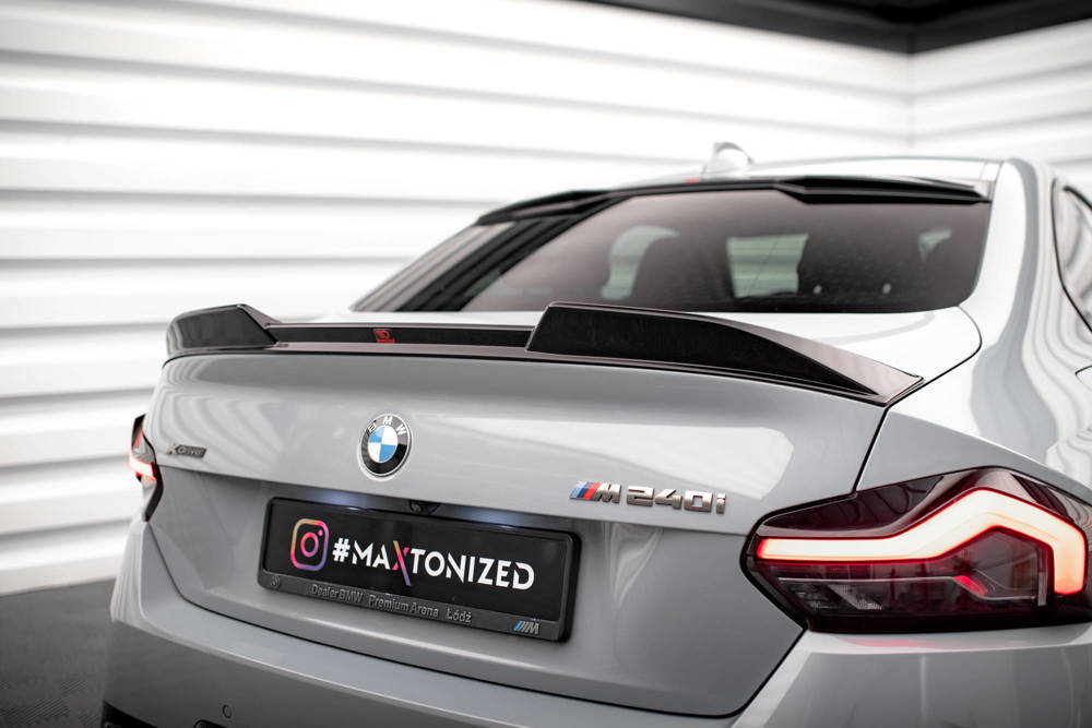 Spoiler BMW 2 Serie G42 Coupe Maxton Glans Zwart