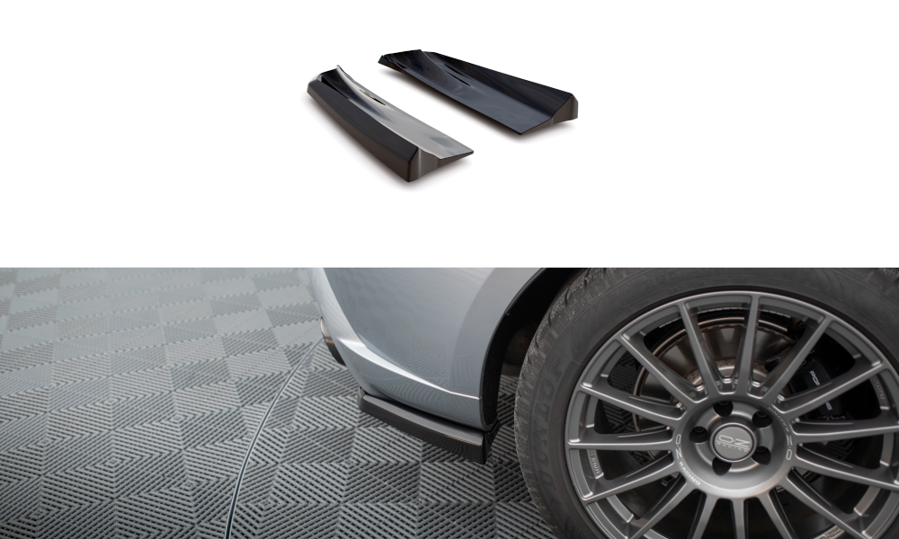 Zijdiffuser Porsche Macan MK1 FL Maxton Glans Zwart