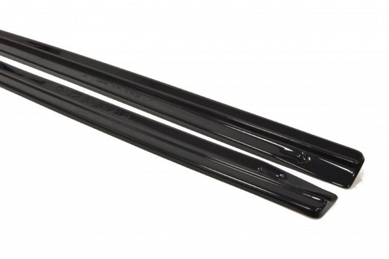 Zijskirts Diffusers Audi RS6 C6 Glanzend Zwart