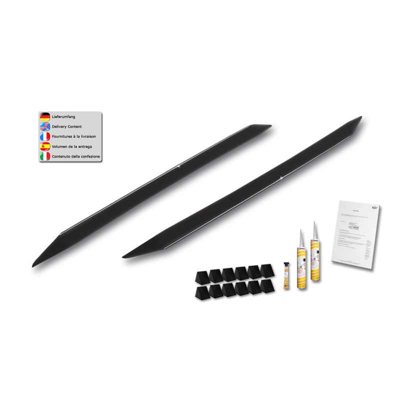 Sideskirts 'Slim'  BMW X1 (E84) 2009-2015 (ABS zwart glanzend)