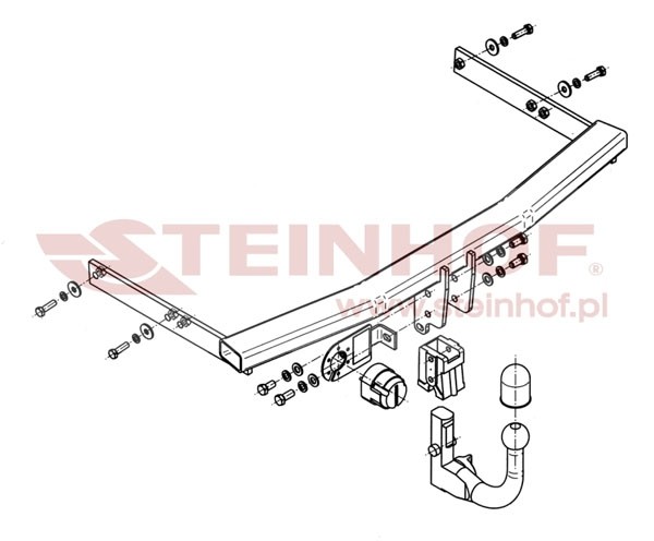 Trekhaak Seat Ibiza 3/5D (6J) (excl. Coupra) 07/2008-....