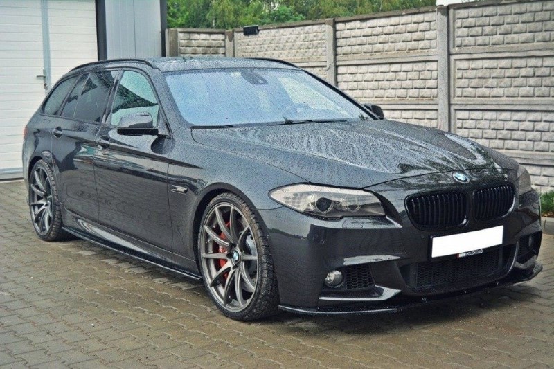 Zijskirts Diffusers BMW 5 F10/ F11 M-POWER/ M-PACK Glanzend Zwart