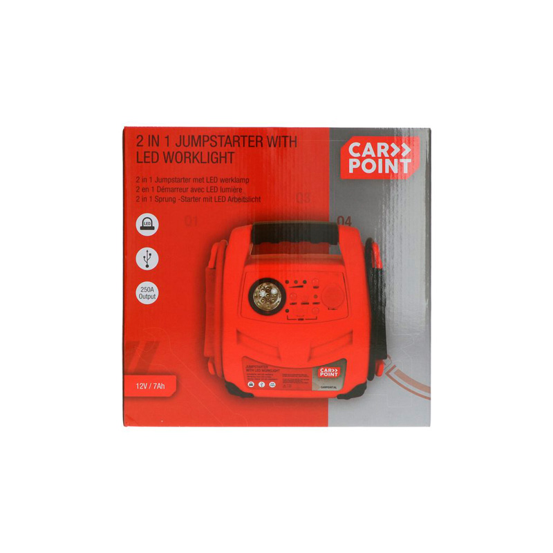 Carpoint Jumpstarter 12V/7AH 2in1 LED