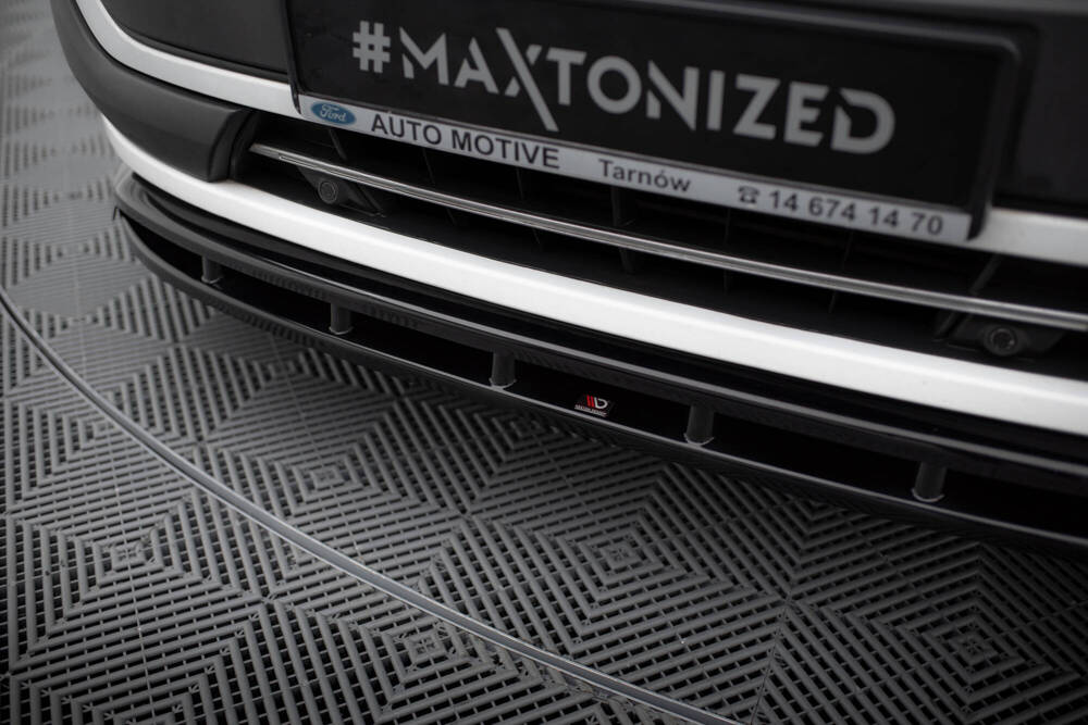 Voorspoiler Ford Transit Custom Maxton Glans Zwart