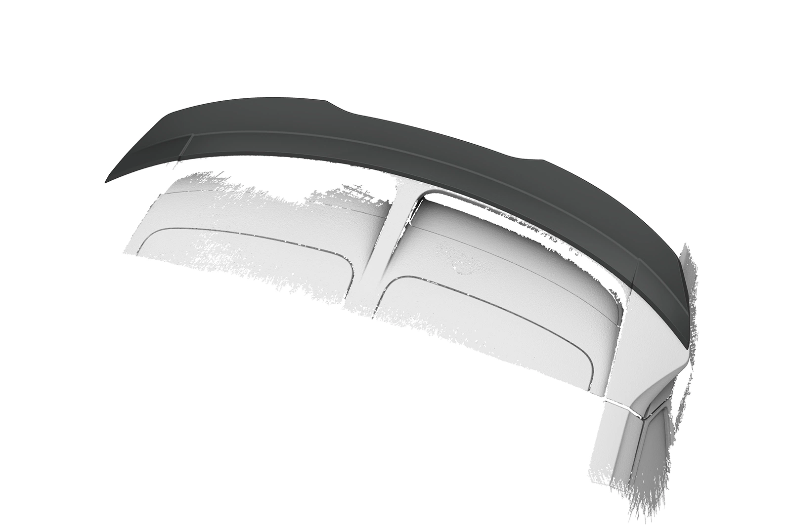 Achterspoiler Kia EV6 CSR glans zwart